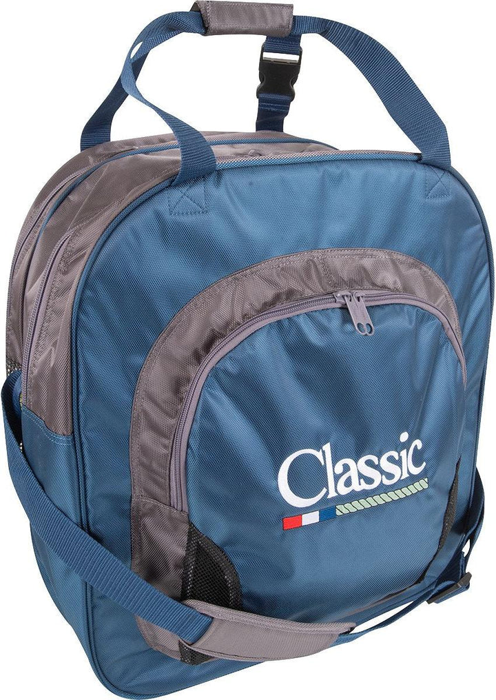 Classic Super Deluxe Rope Bag-Navy/Grey