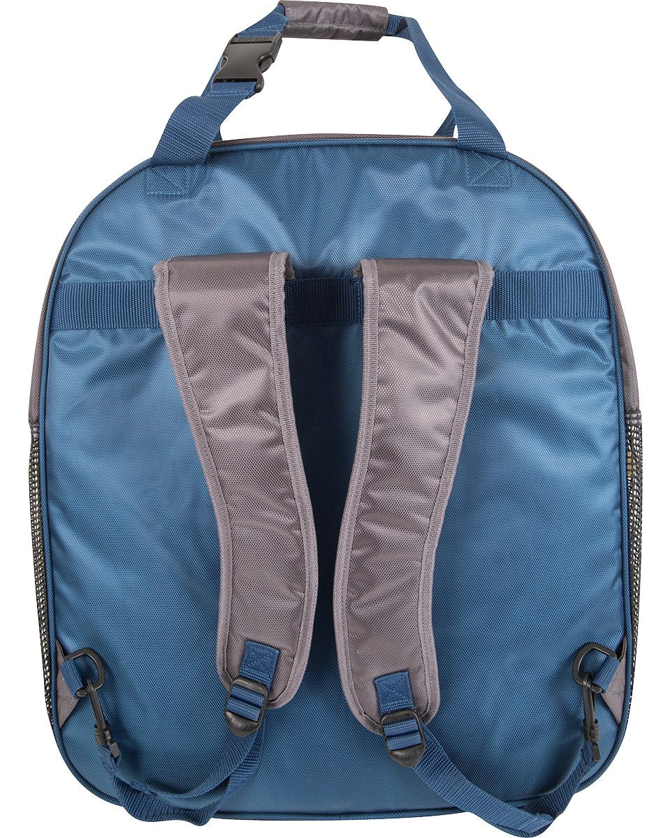 Classic Super Deluxe Rope Bag-Navy/Grey