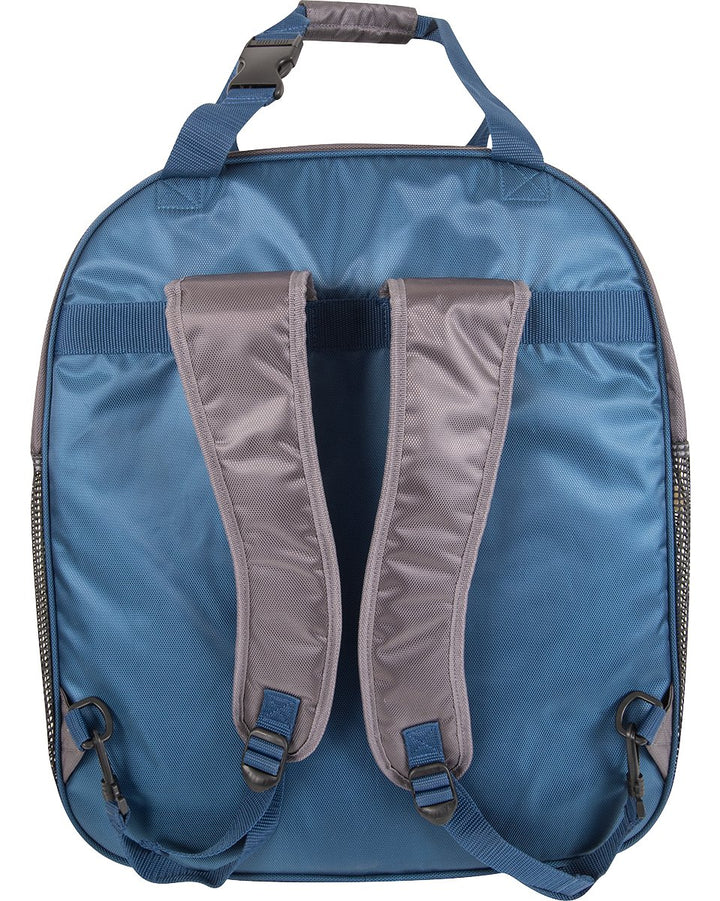 Classic Super Deluxe Rope Bag-Navy/Grey