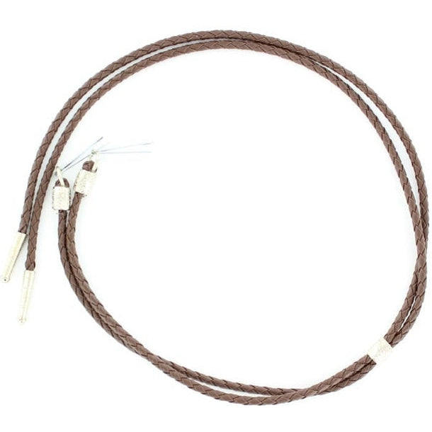 M&F Western Brown Braided Vinyl Stampede String – West 20 Saddle Co.