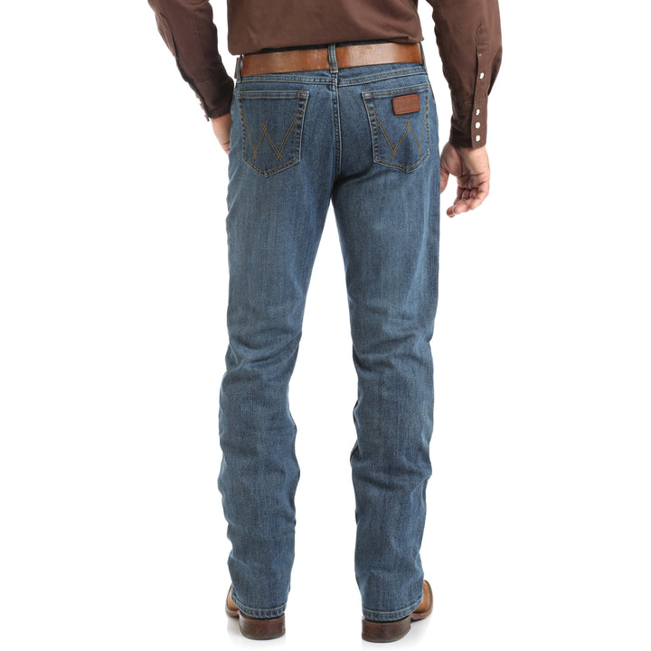 Wrangler Men's Stone Blue 20X Active Flex Slim Fit Jean