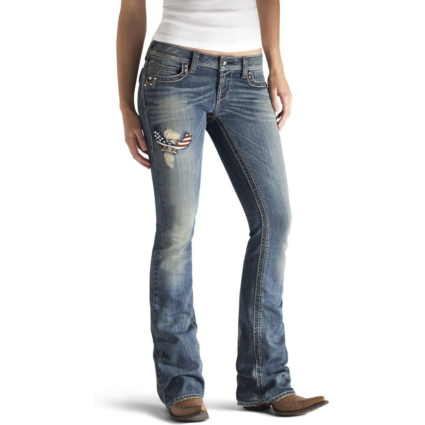 Ariat Low Rise Boot Cut- Ruby Cloud - West 20 Saddle Co.