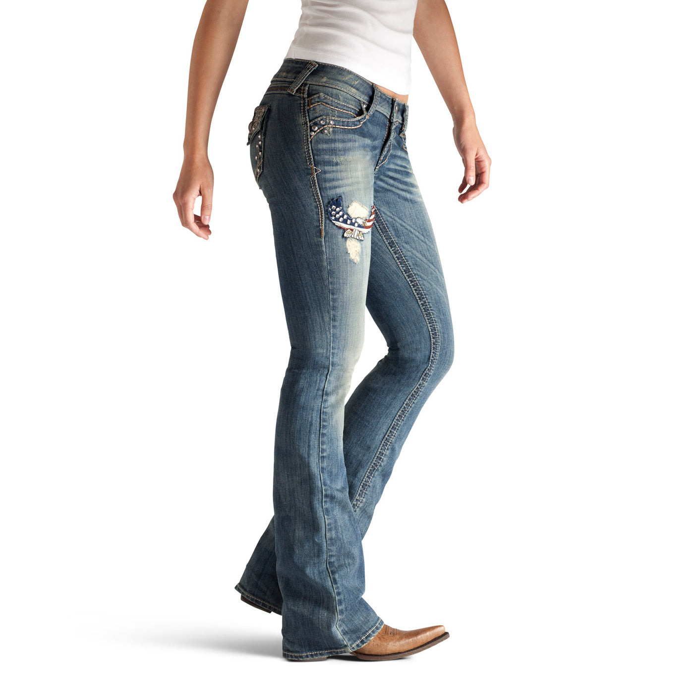 Ariat Low Rise Boot Cut- Ruby Cloud - West 20 Saddle Co.