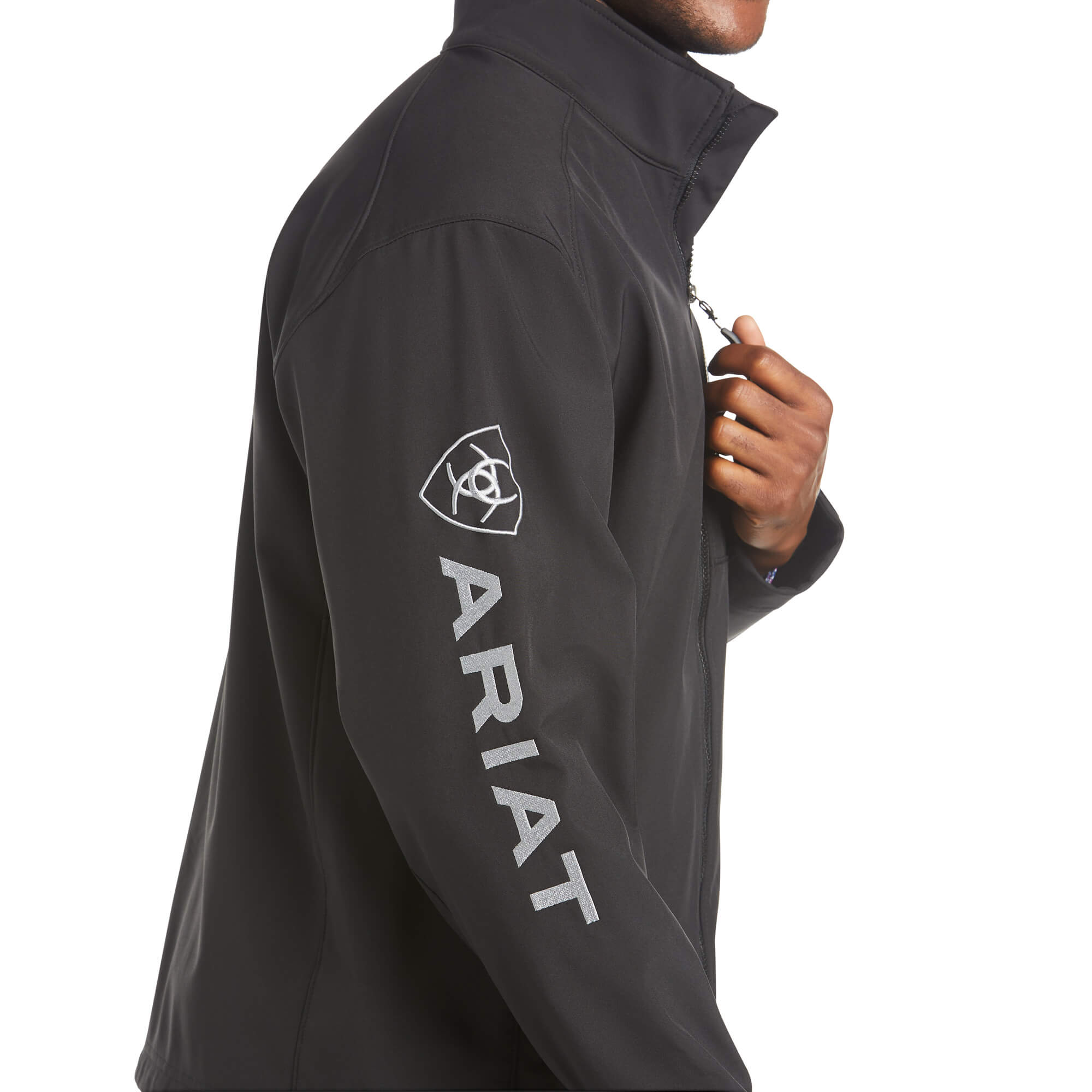 Ariat Men's Logo 2.0 Black Softshell Jacket – West 20 Saddle Co.