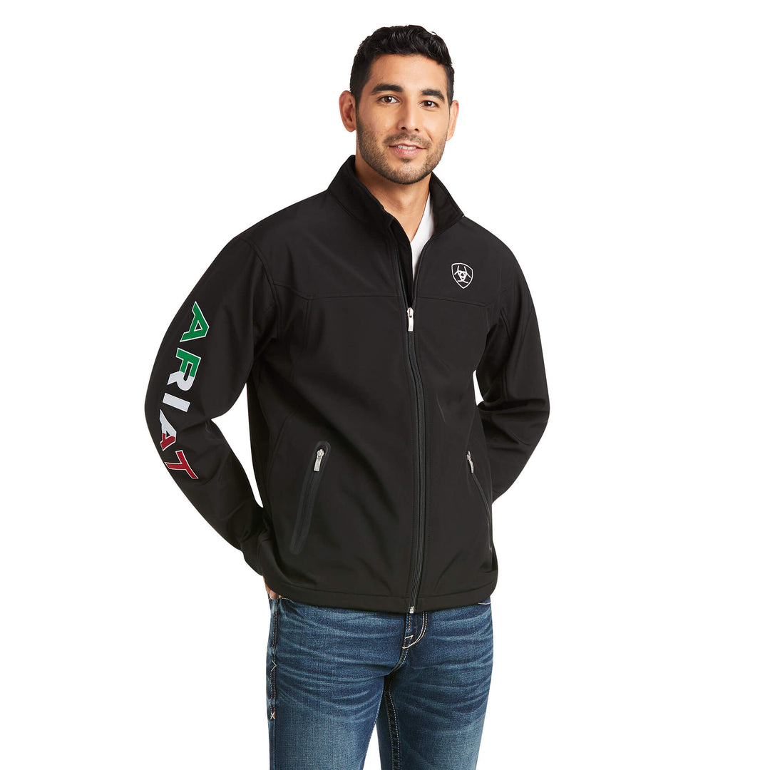 Ariat Men's New Team Mexico Softshell Water Resistant Jacket