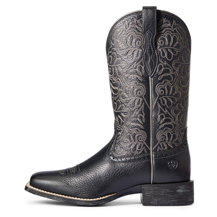 Ariat Women's Black Round Up Remuda Western Boot