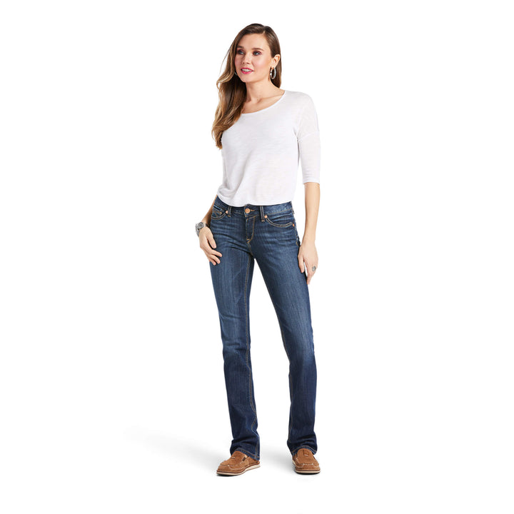 Ariat Women's REAL Perfect Rise Analise Straight Leg Jean