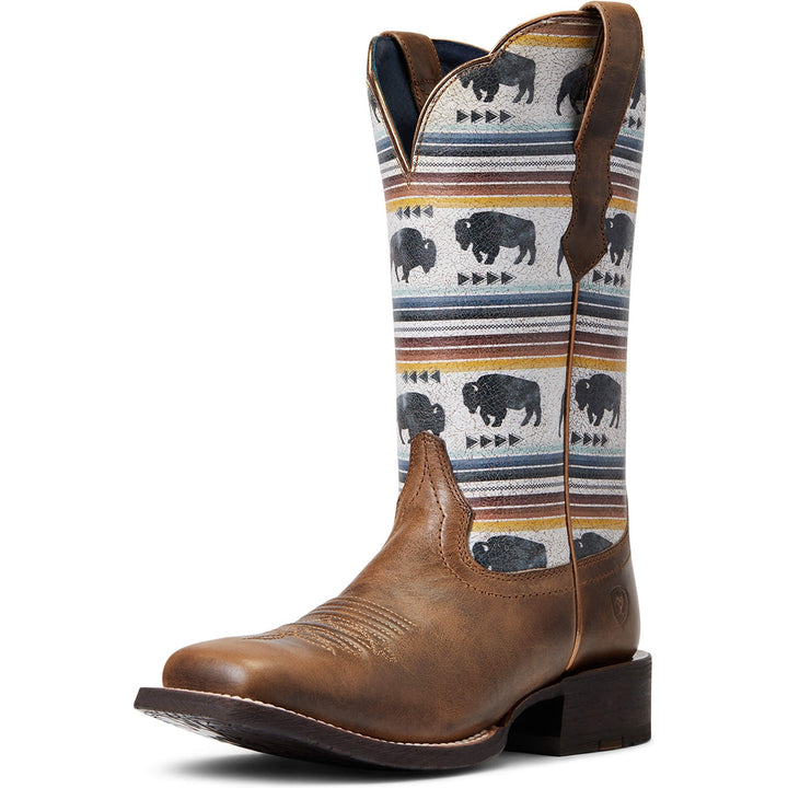 Ariat Women's Buffalo Print Circuit Savanna Western Boot