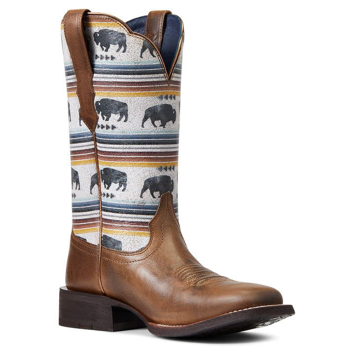 Ariat Women's Buffalo Print Circuit Savanna Western Boot