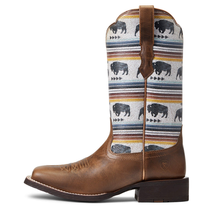 Ariat Women's Buffalo Print Circuit Savanna Western Boot