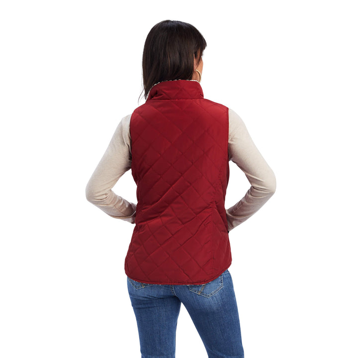 Ariat Women's Rouge Red Dilon Reversible Insulated Vest