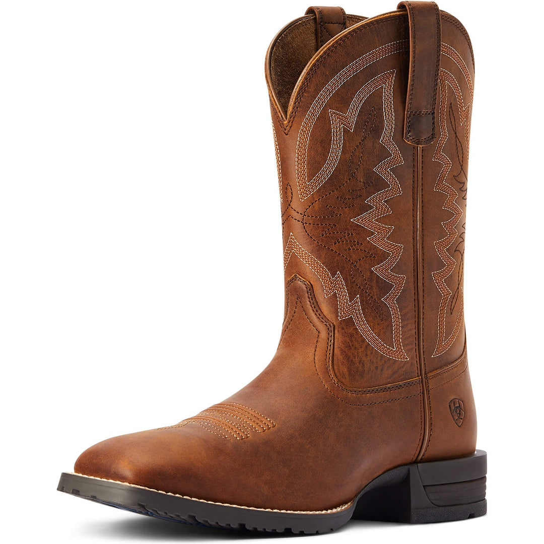 Ariat Men's Thatch Brown Hybrid Ranchwork Western Boot
