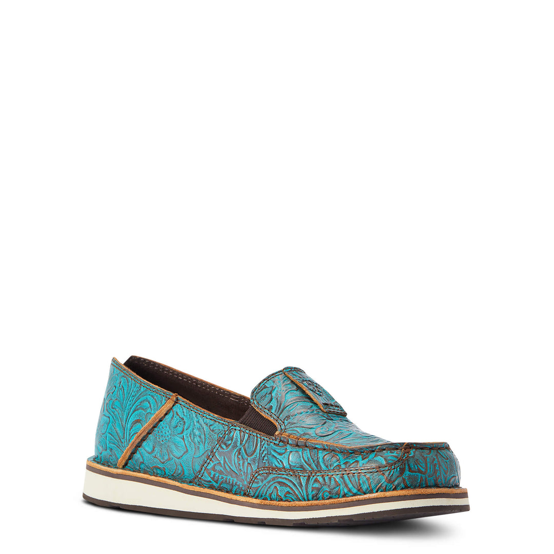 Ariat Women's Brushed Turquoise Floral Cruiser