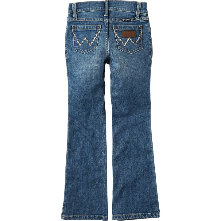 Wrangler Girl's Jasmine Premium Patch Bootcut Jean