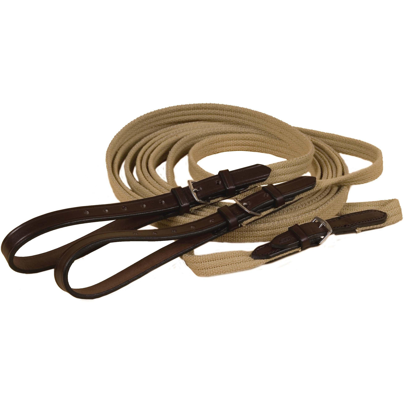 Tory Leather Cotton Web Draw Reins - West 20 Saddle Co.