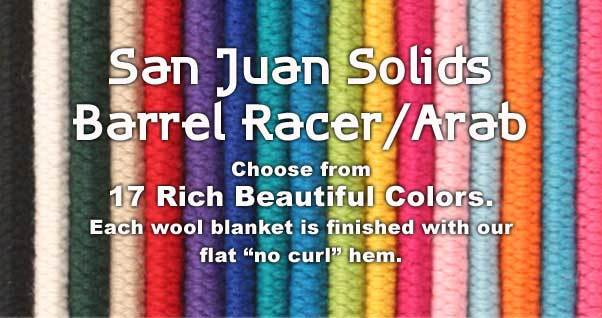 Mayatex San Juan Solid Barrel Racer/Arab 34x30 Saddle Blanket