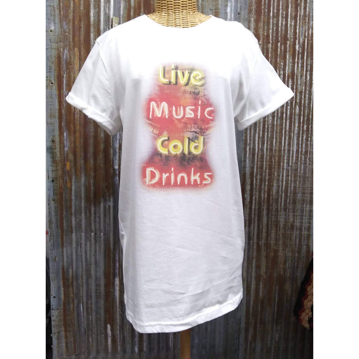West 20 Live Music, Cold Drinks Tee