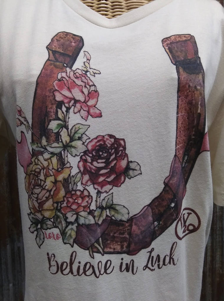 West 20 Believe In Luck Tee