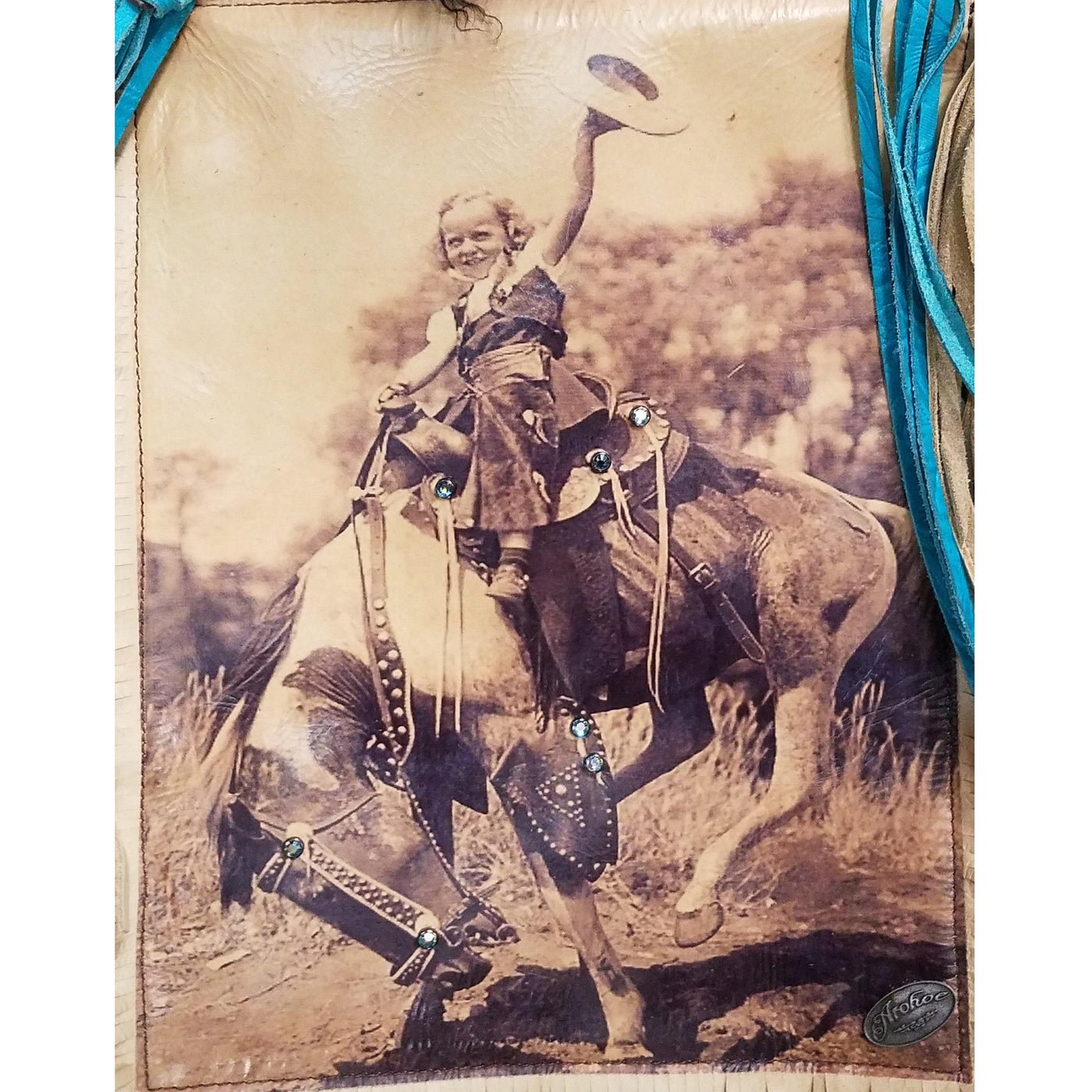 West 20 Saddle Co. Bucking Horse Poster Girl Crossbody - West 20 Saddle Co.