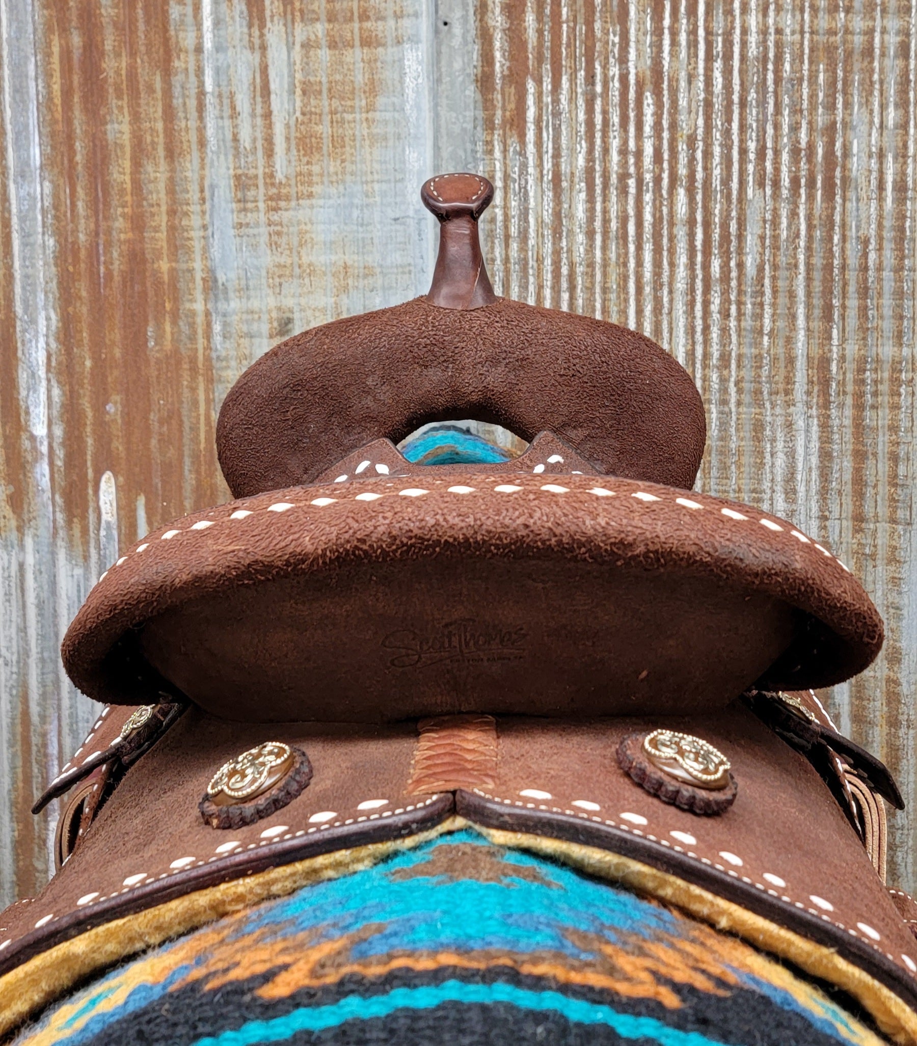 Scott Thomas Chocolate Roughout Barrel Racer Saddle – West 20