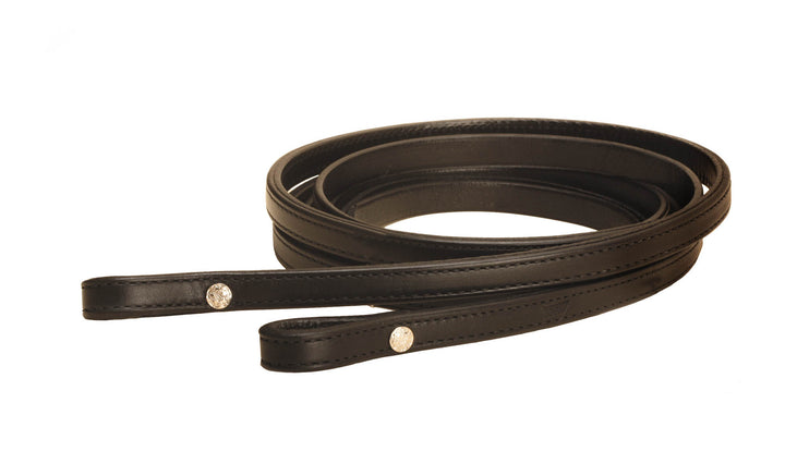 Tory Leather 5/8" Partial Double and Stitched Reins