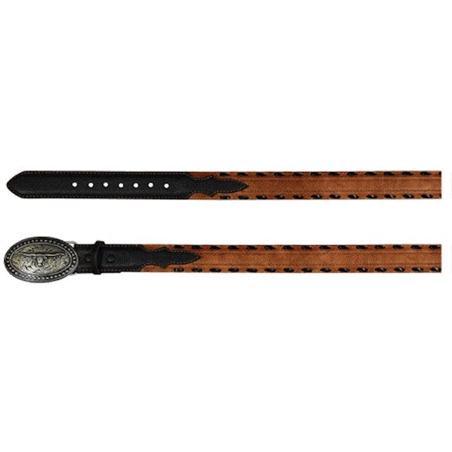 Arena Ace Tan Belt with Brown Lacing