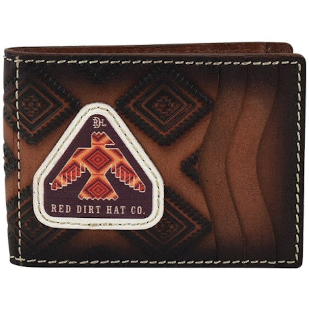 Red Dirt Hat Co Thunderbird Patch Bifold Card Case