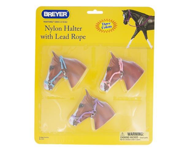 Breyer Hot Colored Nylon Halters With Lead Rope - West 20 Saddle Co.
