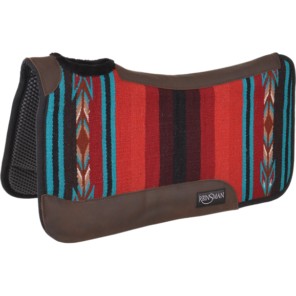 Reinsman Red Serape Square Contour Close Contact Tacky Pad