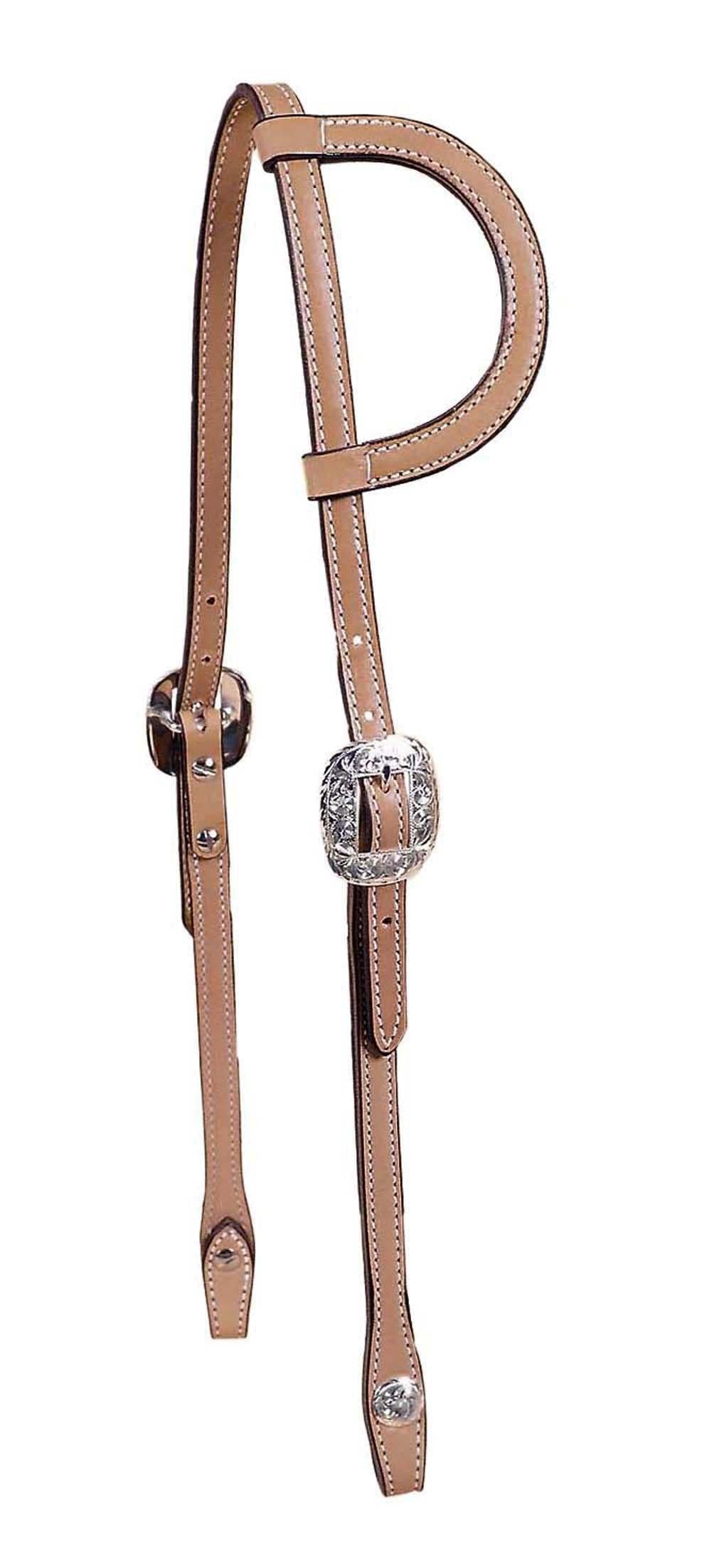 Tory Leather Durango One Ear Show Headstall - West 20 Saddle Co.