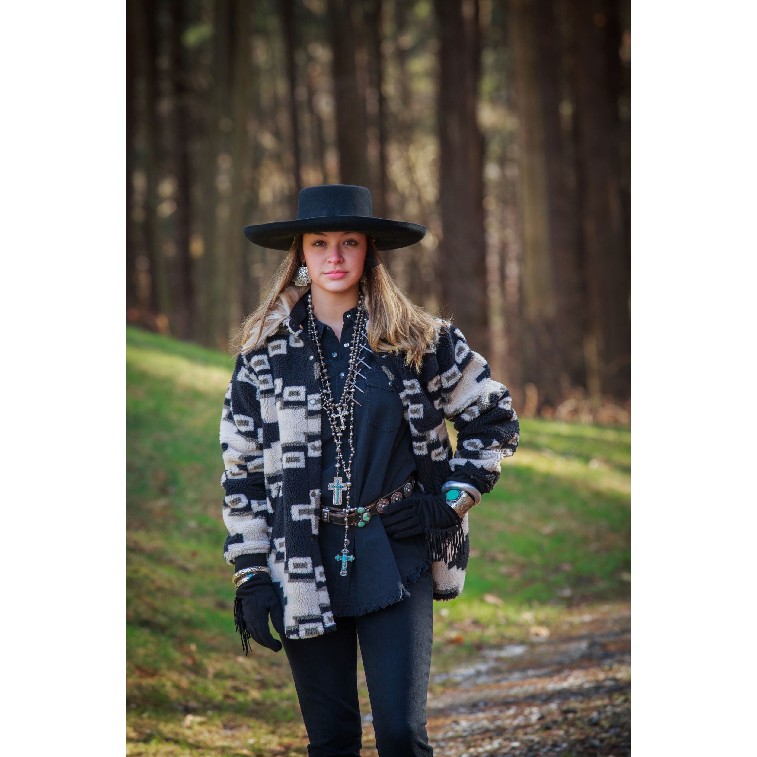 Tasha Polizzi Women's Black Avalanche Jacket – West 20 Saddle Co.