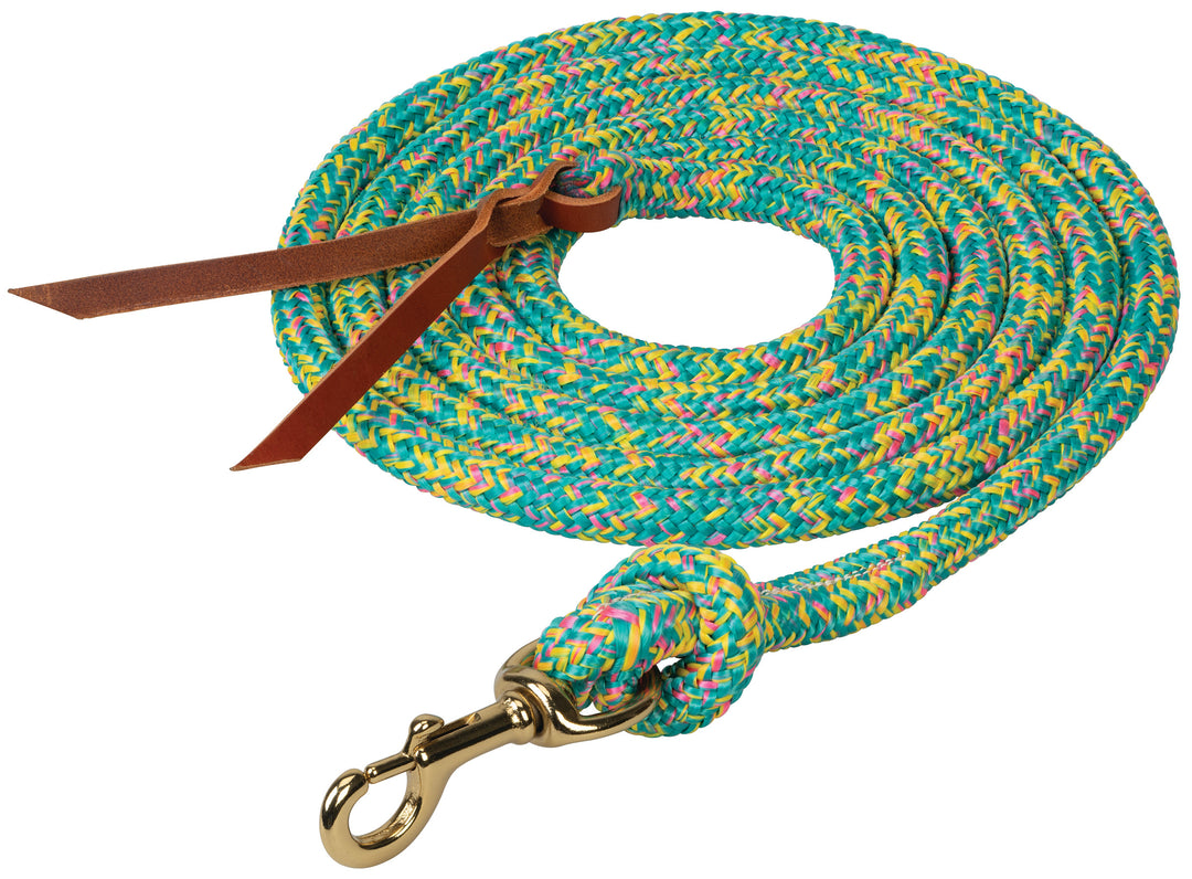 Weaver Poly Cowboy Lead with Snap, 5/8" x 10' (Multiple Color Options)