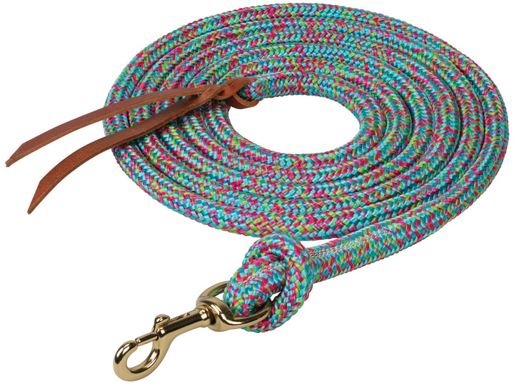 Weaver Poly Cowboy Lead with Snap, 5/8" x 10' (Multiple Color Options)