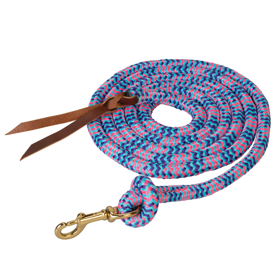 Weaver Poly Cowboy Lead with Snap, 5/8" x 10' (Multiple Color Options)