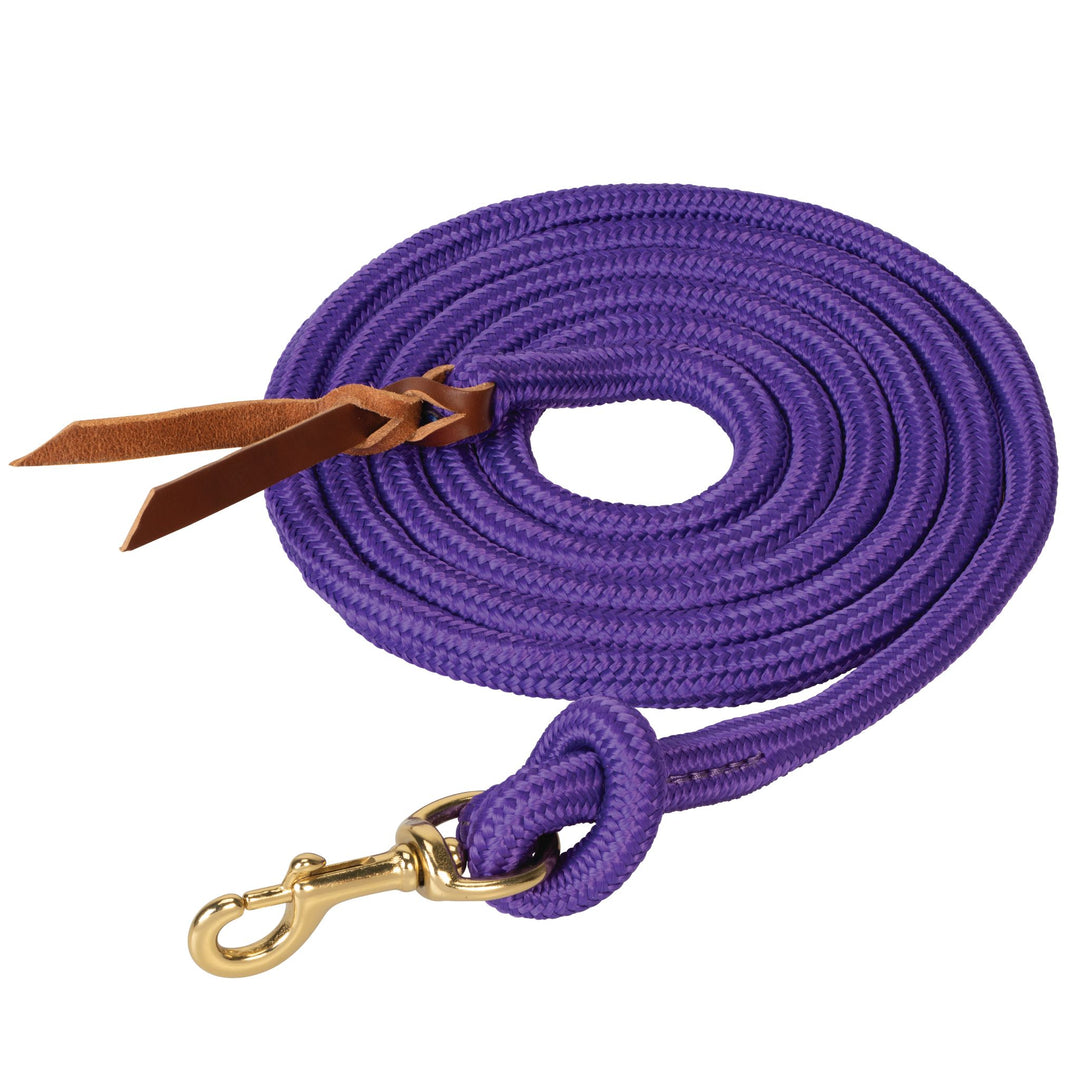 Weaver Poly Cowboy Lead with Snap, 5/8" x 10' (Multiple Color Options)