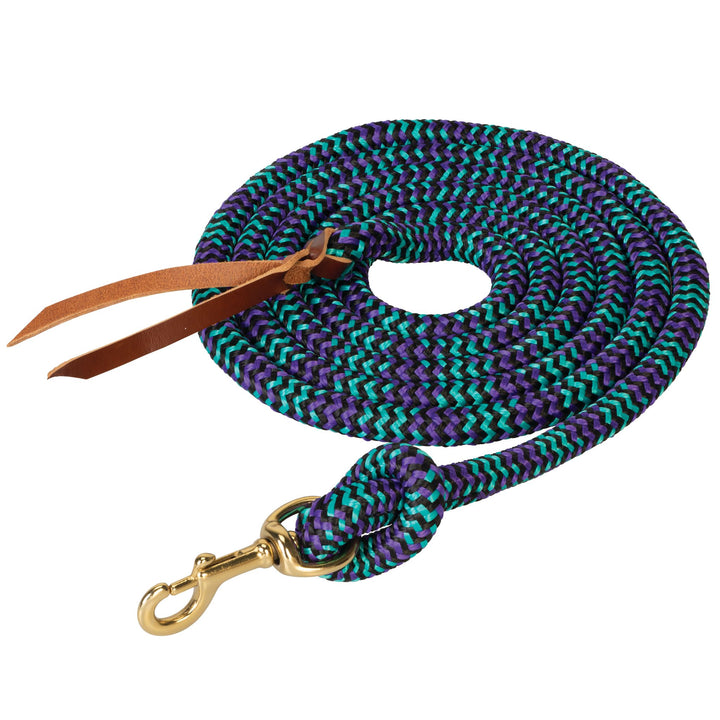 Weaver Poly Cowboy Lead with Snap, 5/8" x 10' (Multiple Color Options)