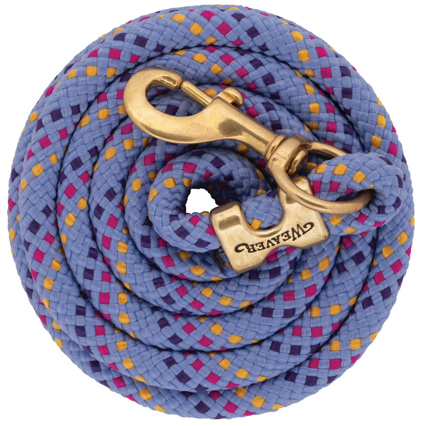 Weaver Leather Poly Lead Rope with Solid Brass 225 Snap (Multiple Color Options)