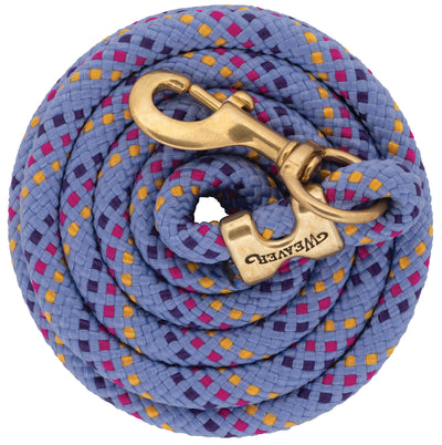 Weaver Leather Poly Lead Rope with Solid Brass 225 Snap (Multiple Color Options)