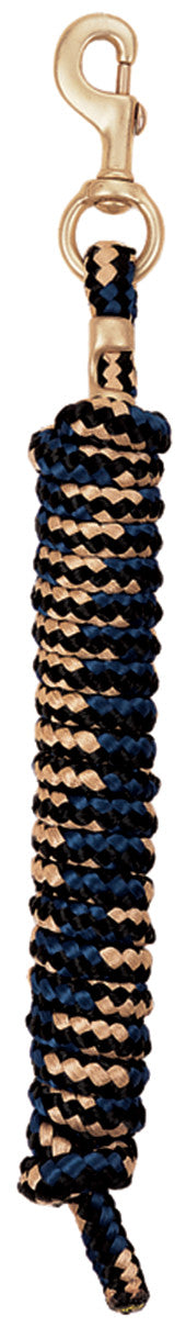 Weaver Leather Poly Lead Rope with Solid Brass 225 Snap (Multiple Color Options)
