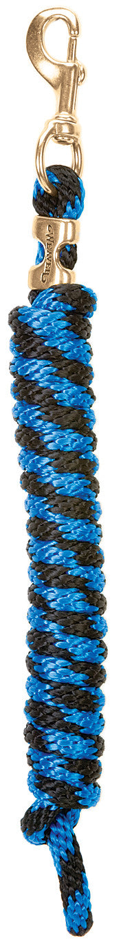 Weaver Leather Poly Lead Rope with Solid Brass 225 Snap (Multiple Color Options)