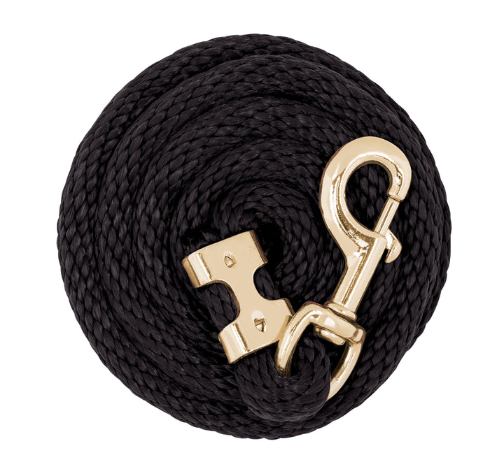 Weaver Value Lead Rope with Brass Plated 225 Snap (Multiple Color Options)