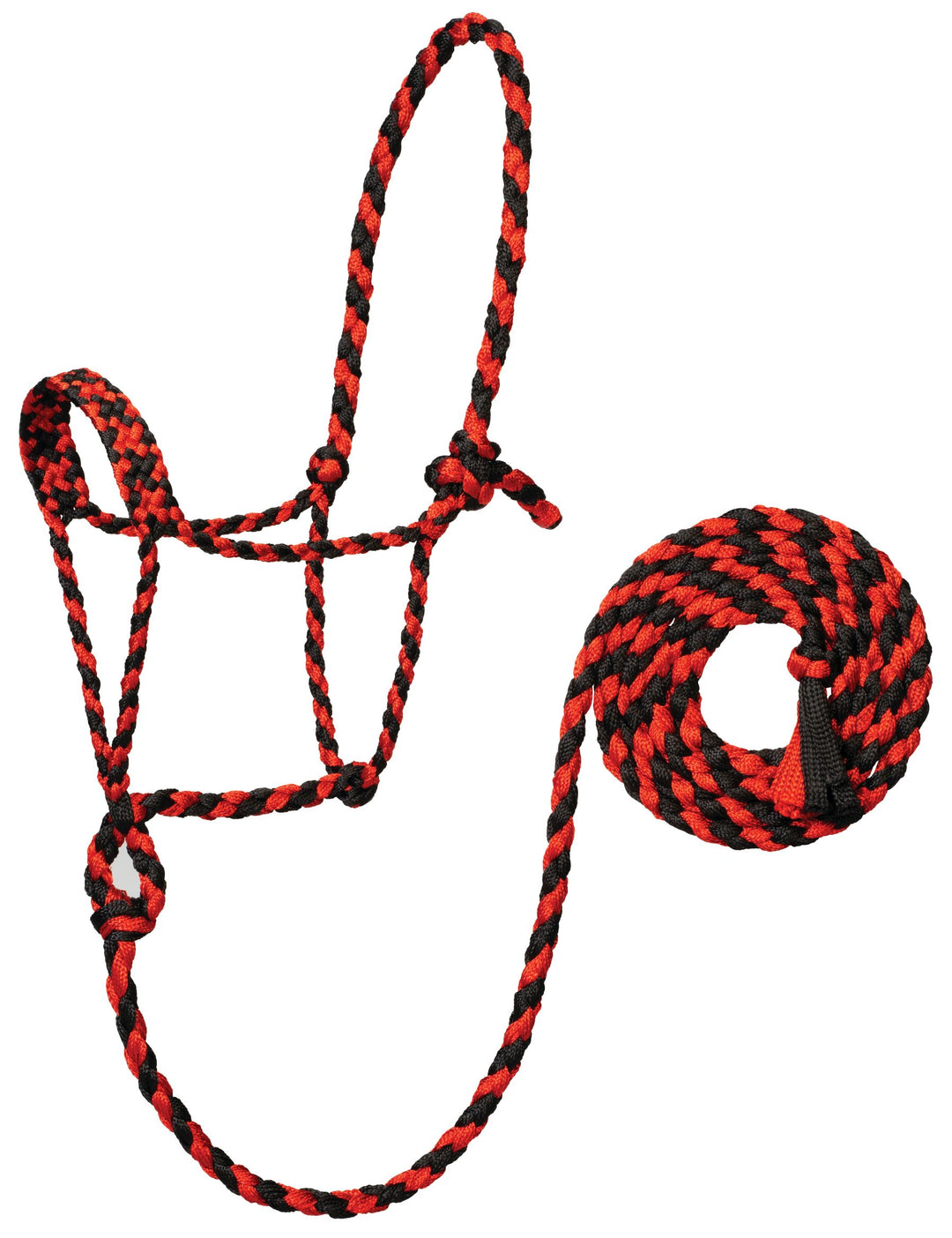 Weaver Braided Rope Halter with 10' Lead (Multiple Color Options)