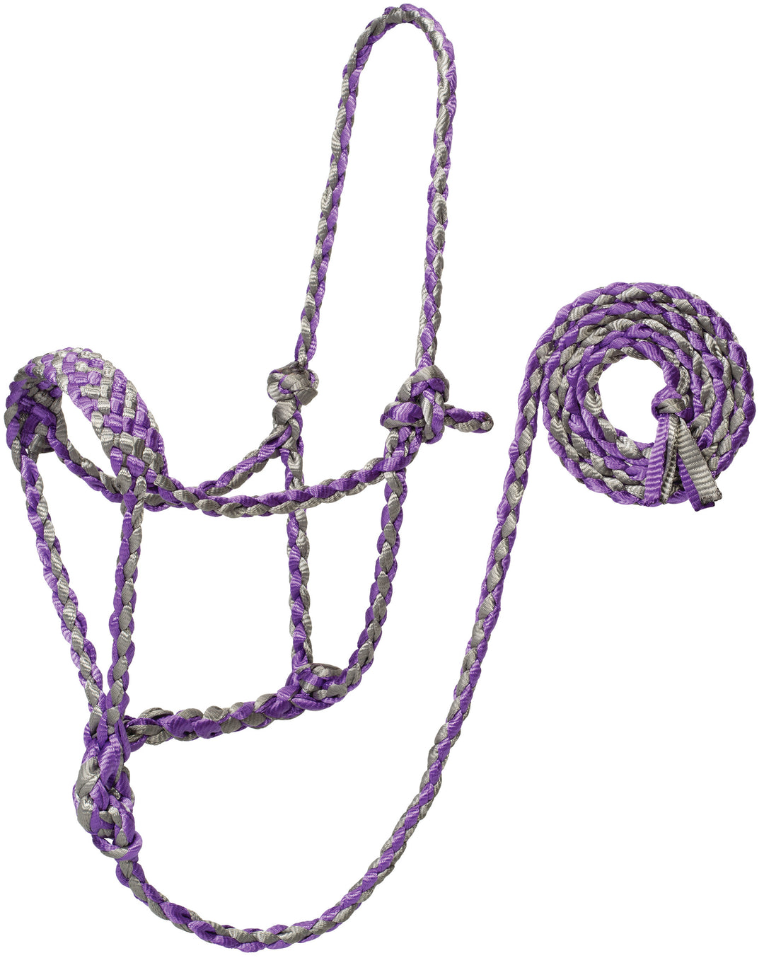 Weaver Braided Rope Halter with 10' Lead (Multiple Color Options)
