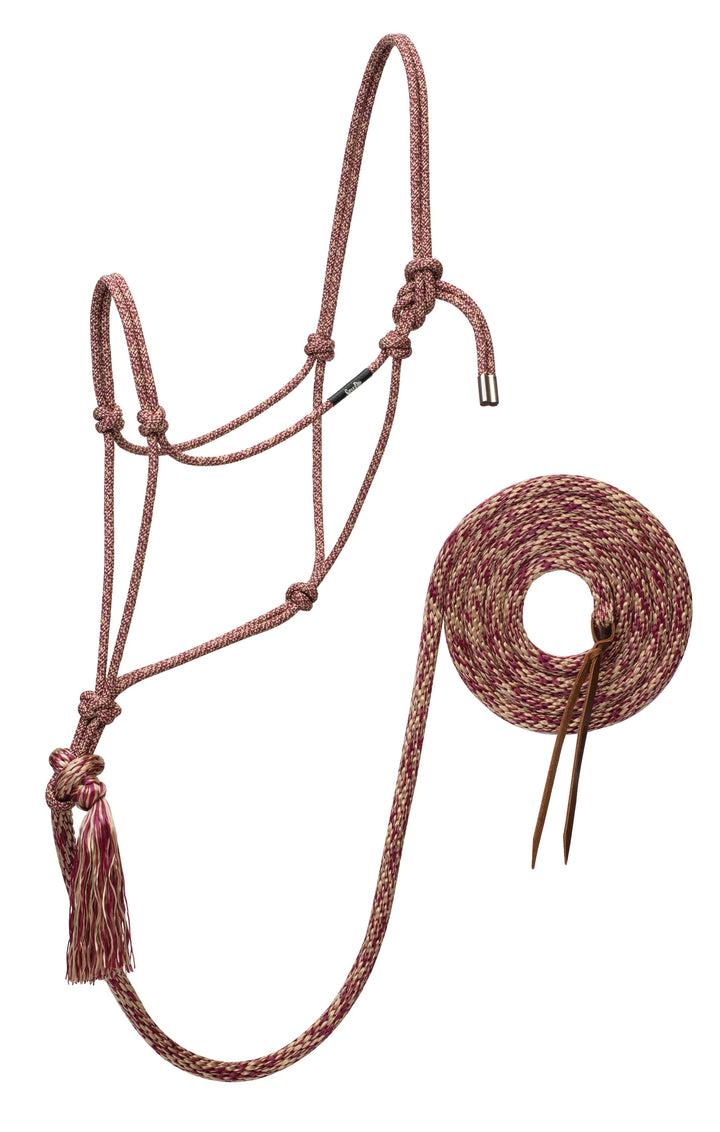 Weaver Silvertip #95 Rope Halter with 12' Lead (Multiple Color Options)