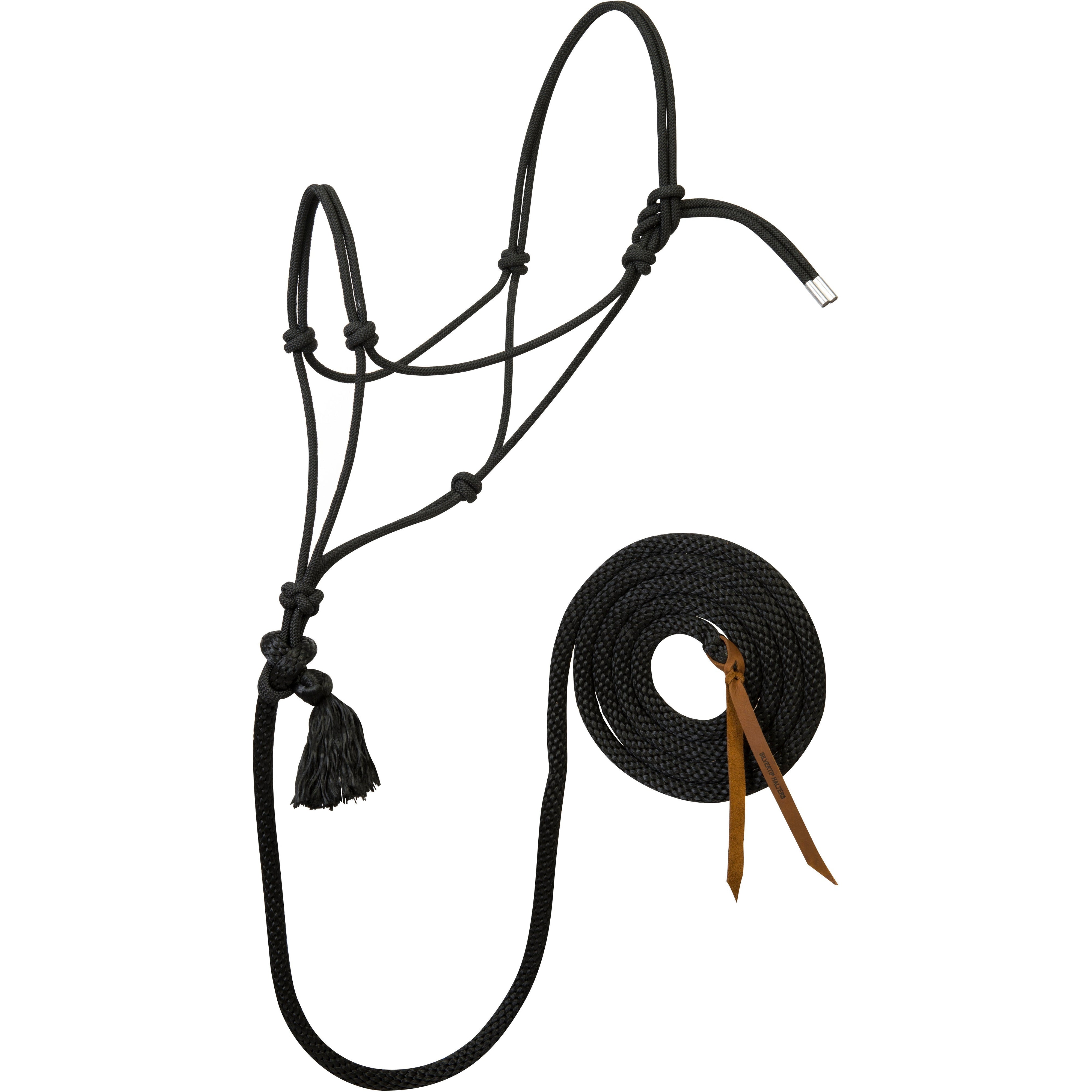 Weaver Silvertip #95 Rope Halter with 12' Lead (Multiple Color Options ...