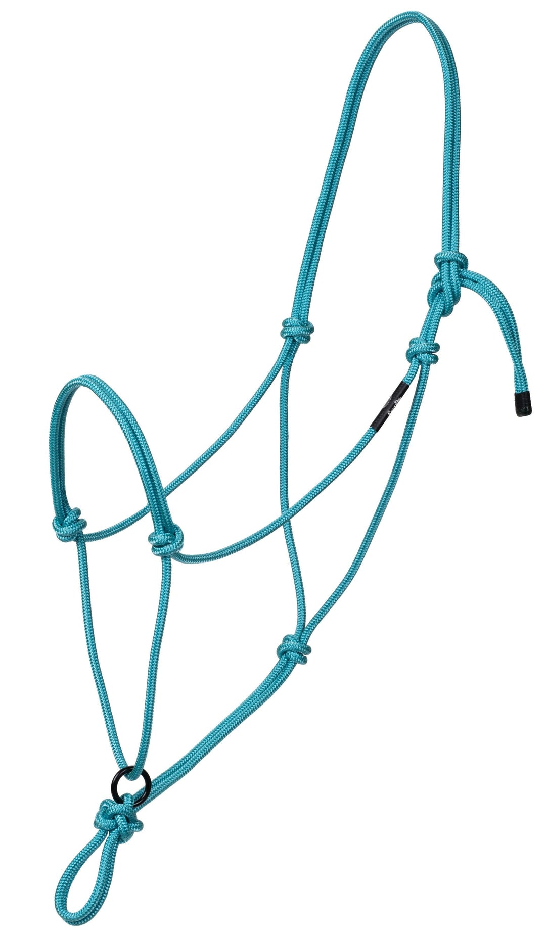 Weaver Silvertip Transition Rope Halter with Sliding Ring, Large Horse (Multiple Color Options)