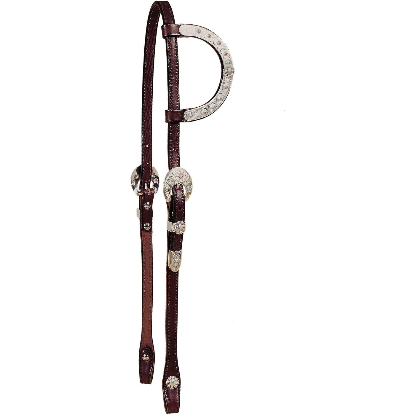Tory Leather San Diego Berry One Ear Show Headstall - West 20 Saddle Co.