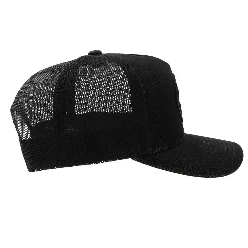 Hooey Strap Roughy Black Hat