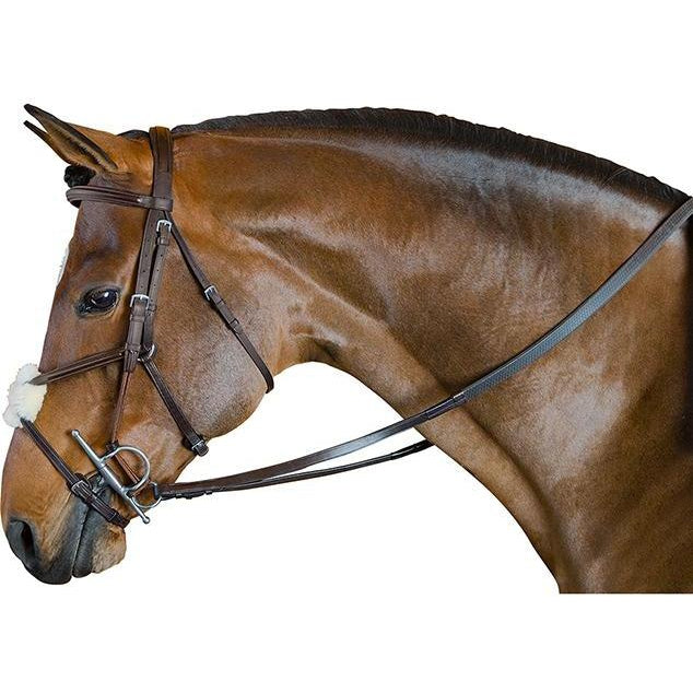 M. Toulouse Jumper Bridle With Rope Gag Cheeks - West 20 Saddle Co.