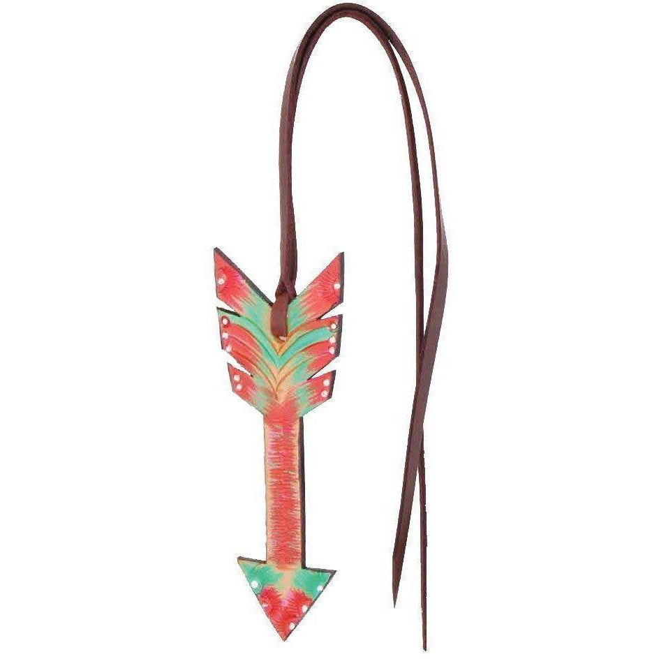 Rafter T Ranch Large Hand Painted Arrow Saddle Charms - West 20 Saddle Co.